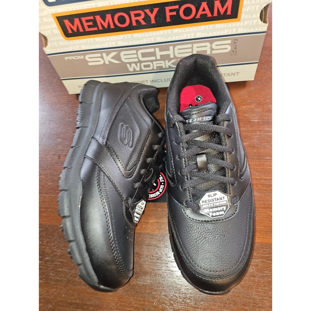 Woman's 7.5 Sneakers & Athletic Shoes SKECHERS Work Nampa Wyola Slip Resistant - Picture 8 of 9